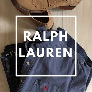 Ralph Lauren Casual Dress Shirt + Excellent + L